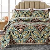 HoneiLife Quilt Set Twin Size - 3 Piece Cotton