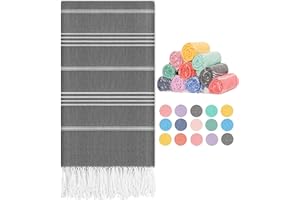 ANTFUNY Turkish Bath Towel Shower Beach Blanket Bathroom Essentials Swim Poolside Pool Accessories Swim Must Haves Hot Tub Items Spa Gadgets Adult Women Large Towel College Dorm Student Things Preppy Stuff