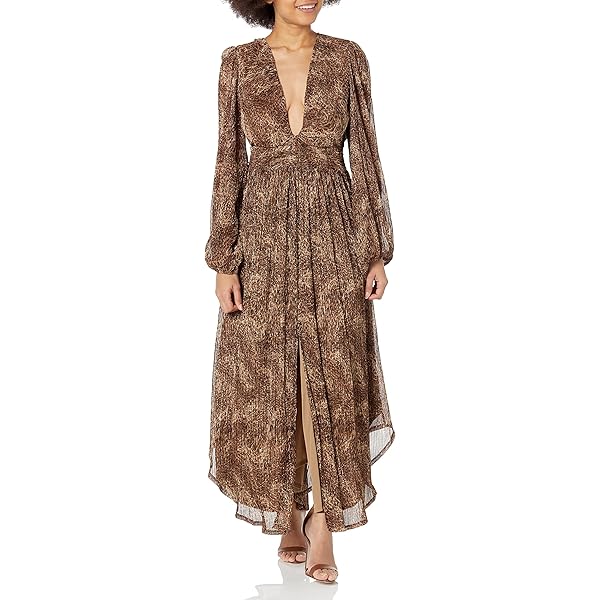 Vince Camuto Womens Lace Long Sleeve Maxi Dress Rich Black Large at Amazon  Women's Clothing store