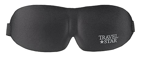 travelstar: Premium-Schlafmaske für Damen/Herren, größenverstellbar, ultraweich, extrem leicht, innovativ und hochwertig, sch