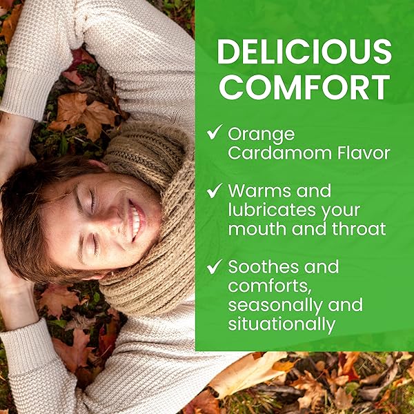 HIMALAYA KOFLET LOZENGES, ORANGE CARDAMOM FLAVOR, NATURAL HERBAL COUGH DROP FOR WARMING RELIEF AND SOOTHING THROAT COMFORT, 130 MG, 20 LOZENGES