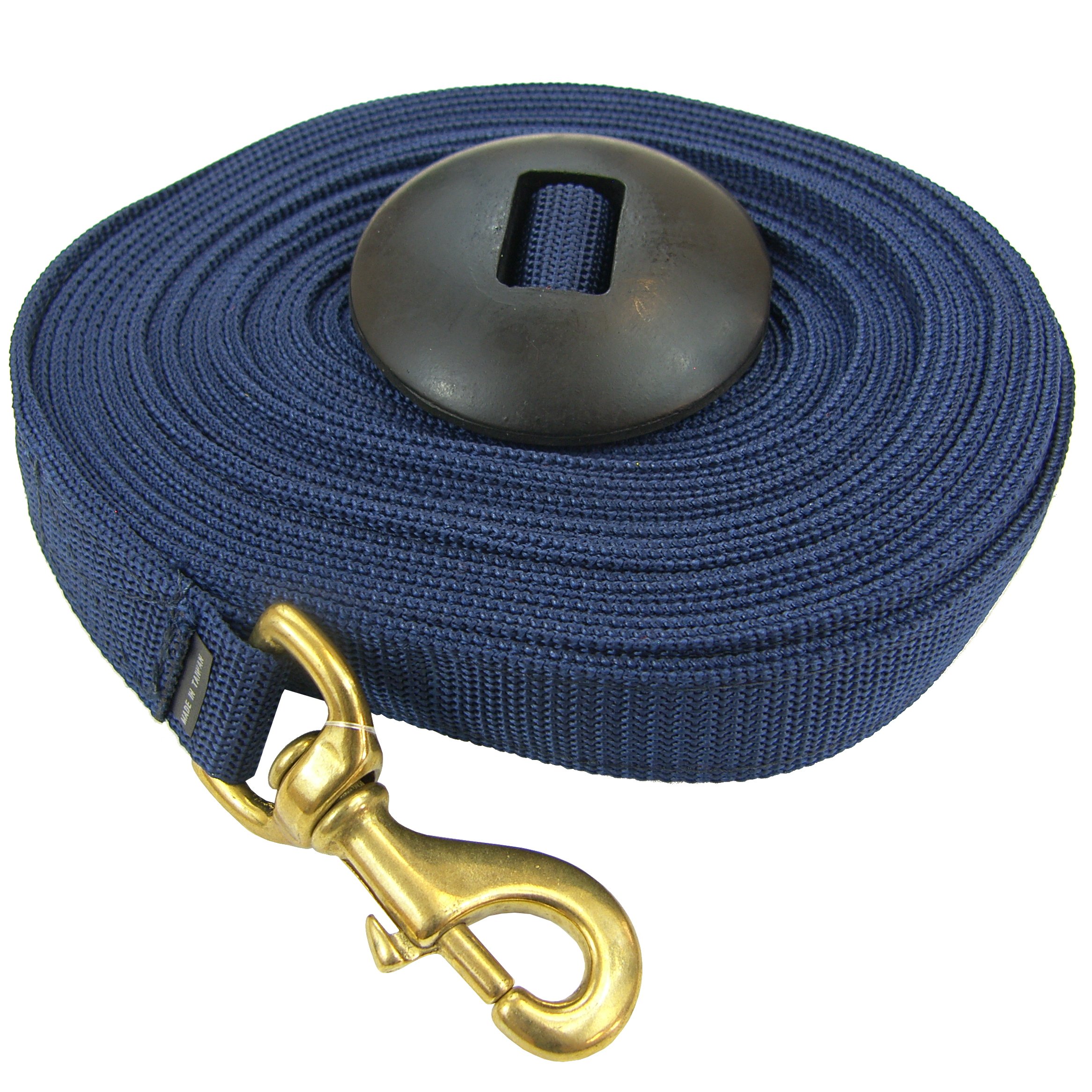 Intrepid International Lunge Line with Rubber Stopper, Navy, 25-Feet