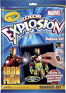 Download Amazon.com: Crayola Color Explosion Iron Man 2 Markers & Paper: Toys & Games