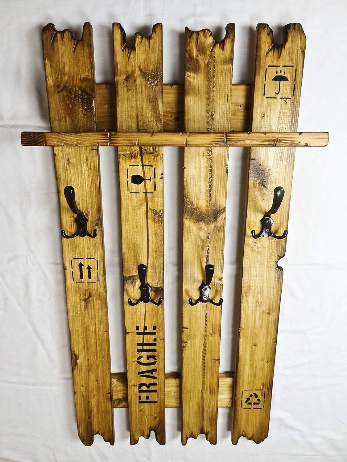 Holz Garderobe Rustikal