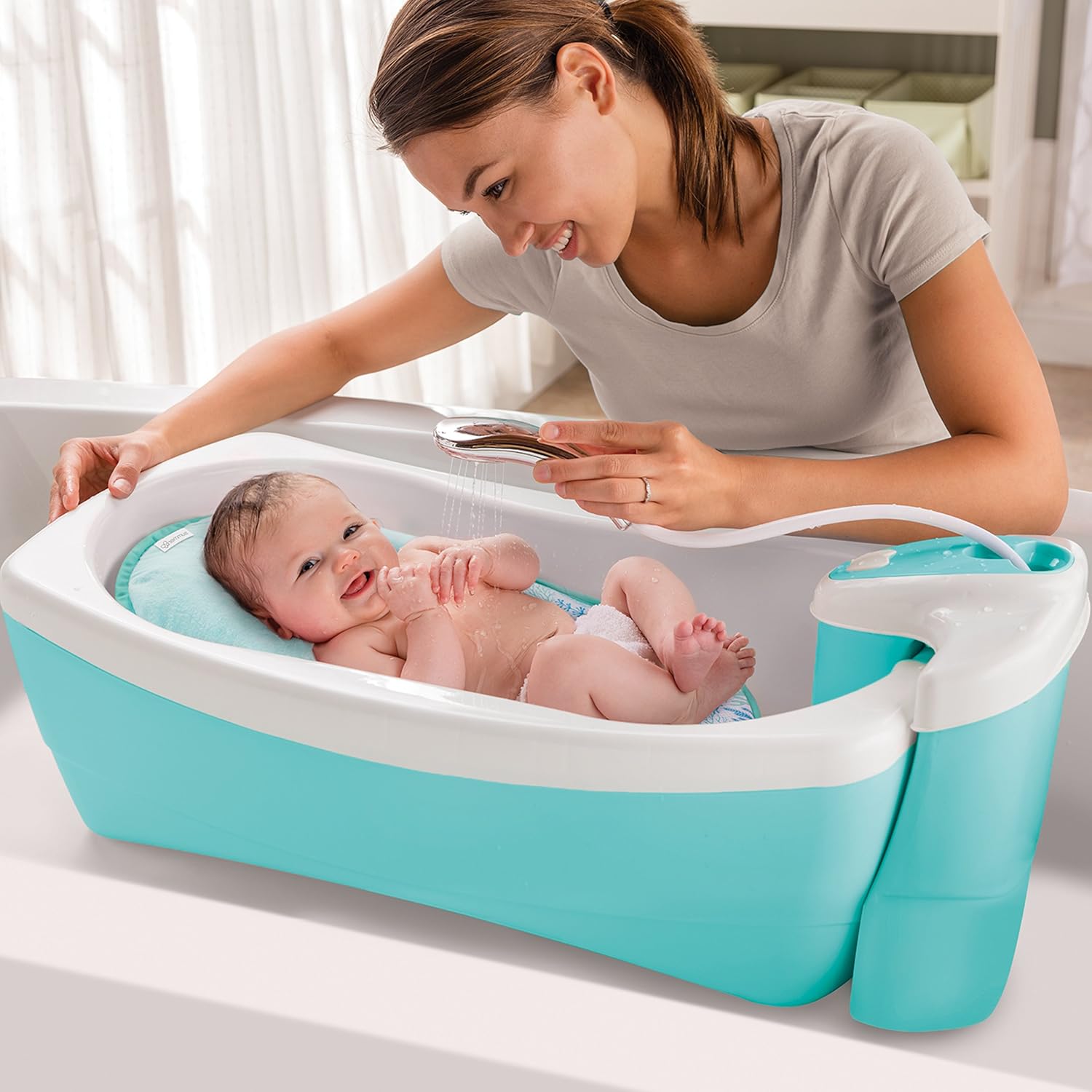 Summer Lil Luxuries Whirlpool, Bubbling Spa & Shower, Blue : Baby