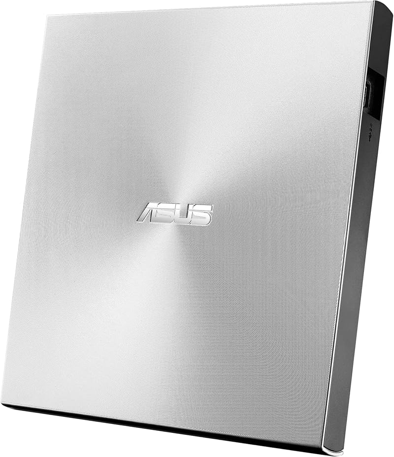 ASUS SDRW-08U9M-U External UltraSlim DVD Writer USB C A Mac Compatible
