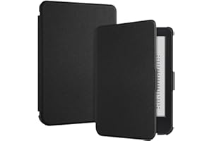 Tiorecime Case for 6" Kobo Clara Colour/BW(2024)/2E(2022) - Slim Lightweight PU Leather Protective Smart Shell Cover With Aut