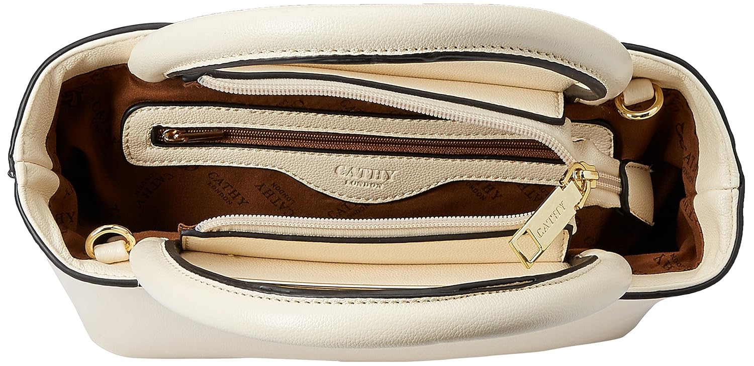 cathy london women's handbag(beige)