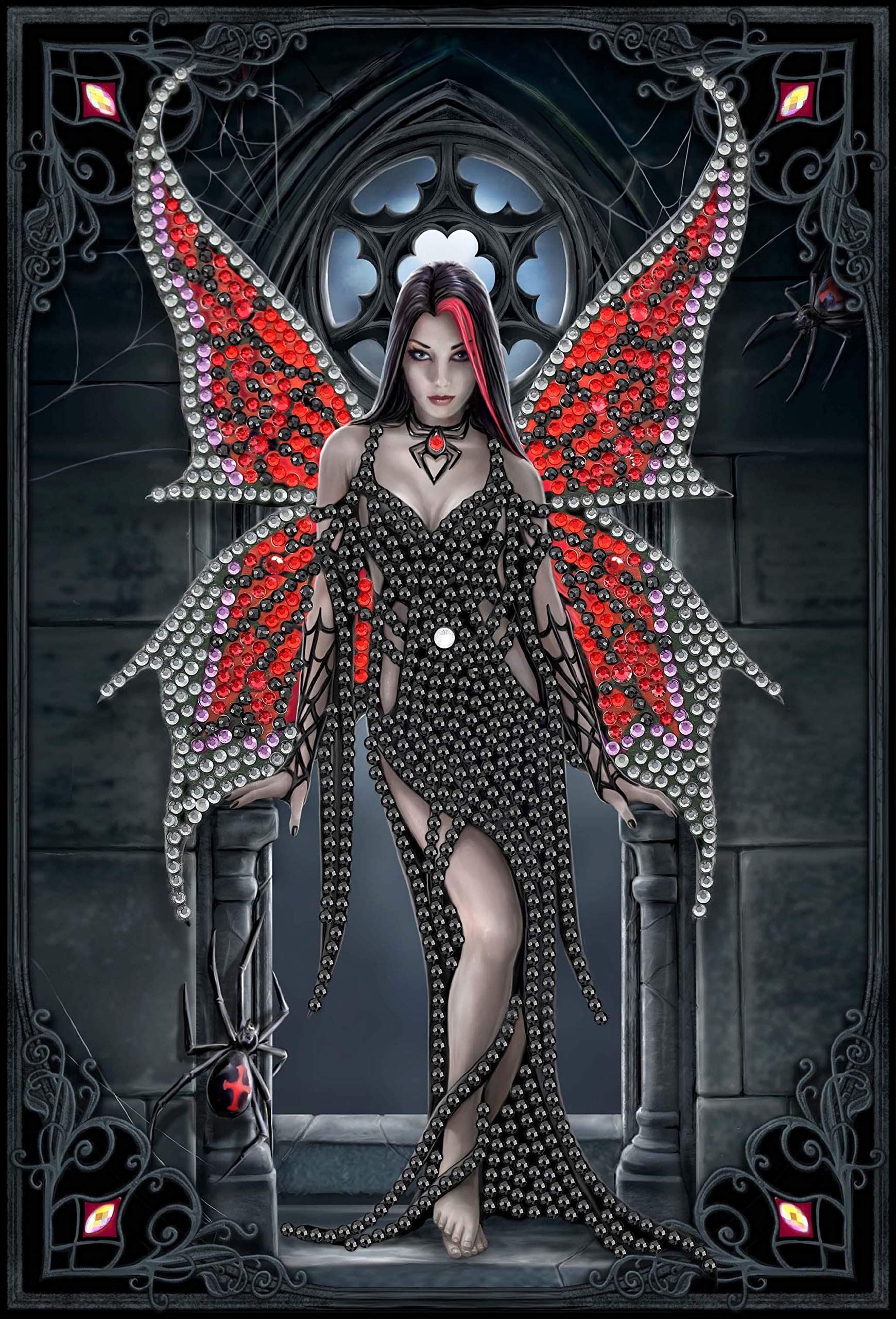 Aracnafaria, Crystal Art Notebook ANNE STOKES