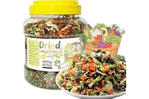 LWWTYKSPL Dehydrated Mixed Vegetables in Can | 400g 14.11oz Long Shelf Life | For Soups, Stews, Ramen, & Daily Cooking | Pantry & Food Supply, Premium Freeze-Dried Fruits, (Dried vegetables)