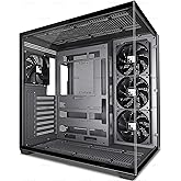 FOIFKIN F300 (2025) PC Case - Pre-Installed 4 No RGB Fan, ATX Mid-Tower Computer case, Gaming PC Case, 270&deg; Panoramic Glass with Type-C, FOIFKIN (Black+)