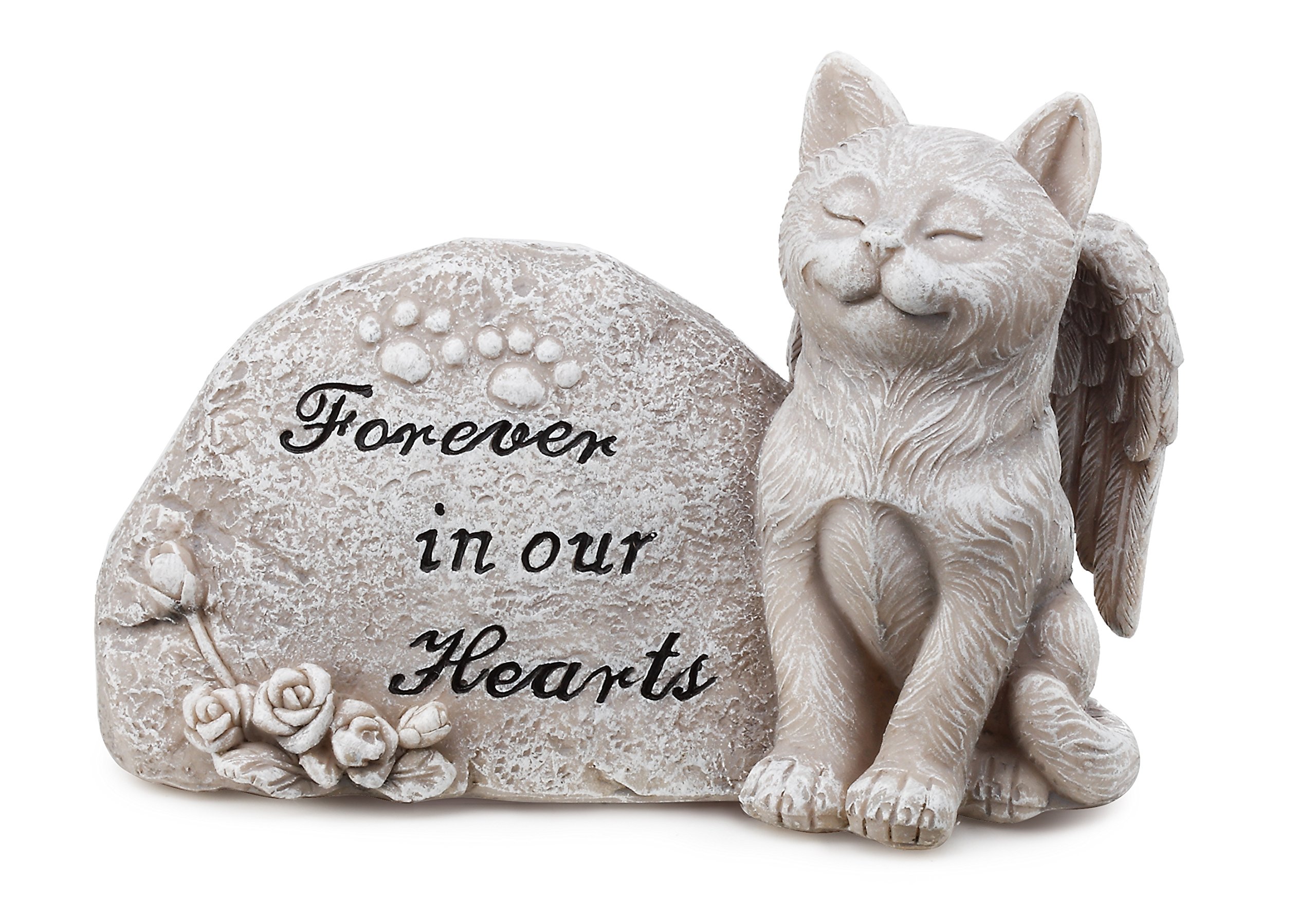 Pet Memorial Stones Plaque Angel Statue Grave Marker Headstone For