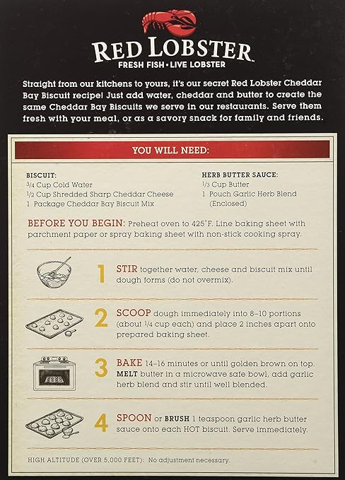 Red Lobster Cheddar Bay Biscuit Mix 11 36oz Box Pack Of 3 Amazon De Lebensmittel Getranke Red Lobster Cheddar Bay Biscuit Mix 11 36oz Box Pack Of 3 Amazon De Lebensmittel Getranke