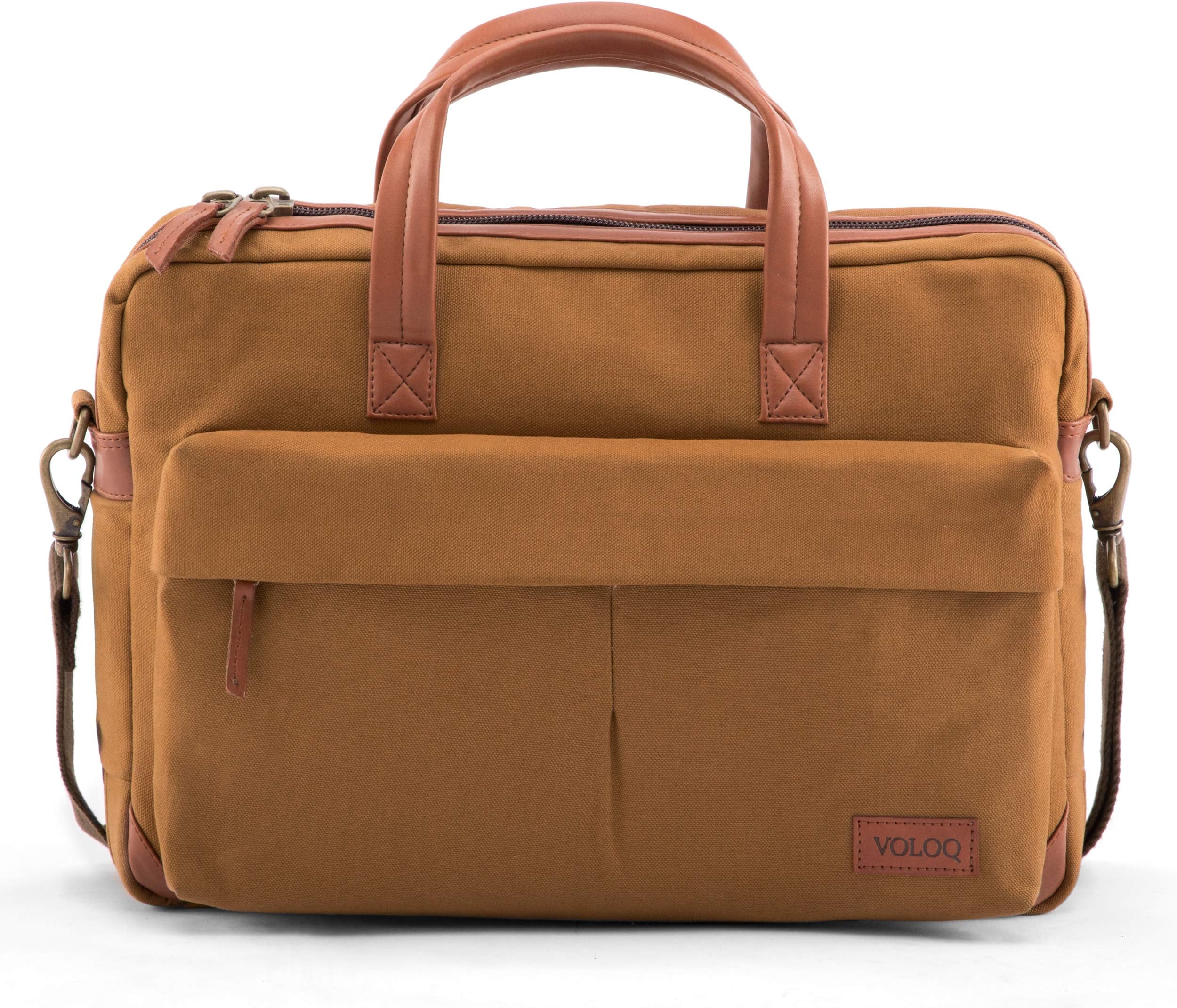 VOLOQ Siach 15.6 Laptop Shoulder Messenger Bag for men office meeting