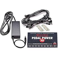 Voodoo Lab Pedal Power X8 High Current Universal Pedalboard Power Supply - 8 Isolated 500mA Outlets - Zero Noise Design - Int
