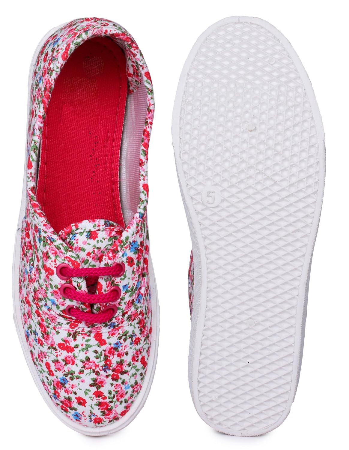 do bhai stylish g-6 pink slip on sneakers for women