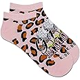 K. Bell women's Fun Sport & Drink Low Cut Socks - 1 Pairs - Cool & Cute Novelty No Show Gifts