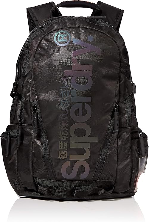 SUPERDRY CAMO REFLECTIVE TARP RUCKSACK Rucksacks hommes Black Rucksacks