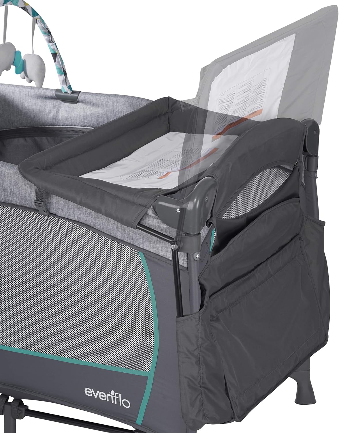 evenflo babysuite classic playard with bassinet