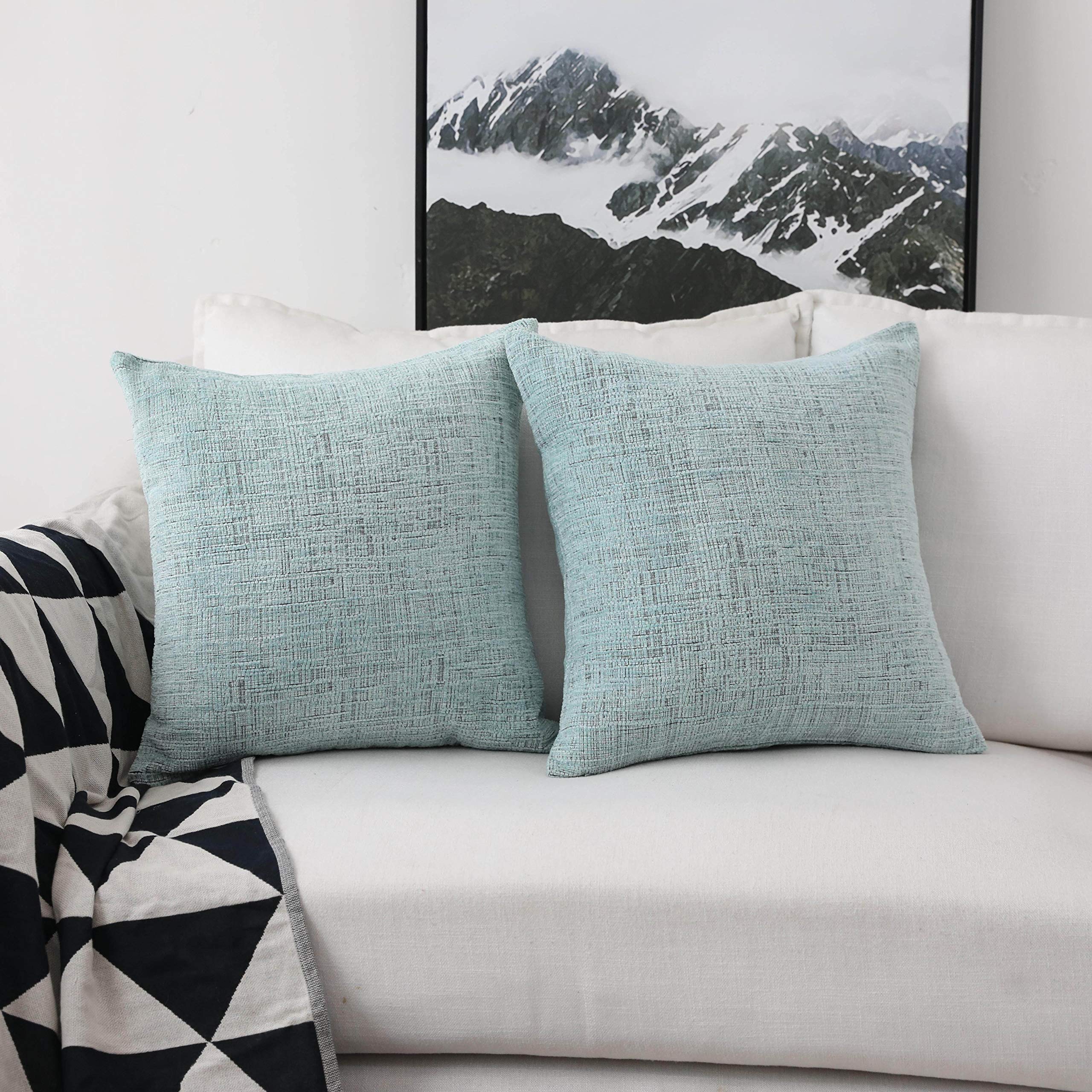 pillow covers teal