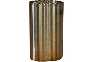 CEILINGCONNEX Corrugated Garden Edging (12in W x 10ft L, Rusted) - Sturdy Landscape Edging for Raised Beds & Tall Borders