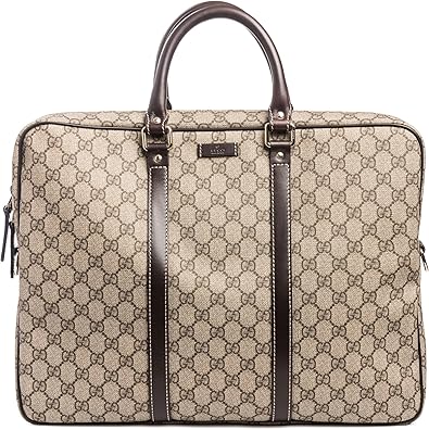 gucci gg canvas messenger bag shoulder crossbody beige brown