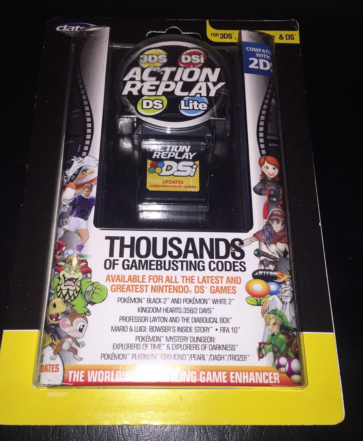 Action Replay for Nintendo 3DS, DSI, DS Lite and DS DSi Yellow