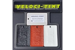 Veloci-Tint Raptor Liner Tintable Bedliner Pigment Concentrate 2oz Pouch 100+ Colors Available (Burnt Orange)