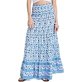 Playa Lucila Women's Printed Ruffle Skirt