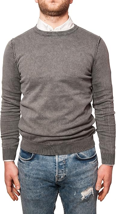 maglioncino grigio uomo