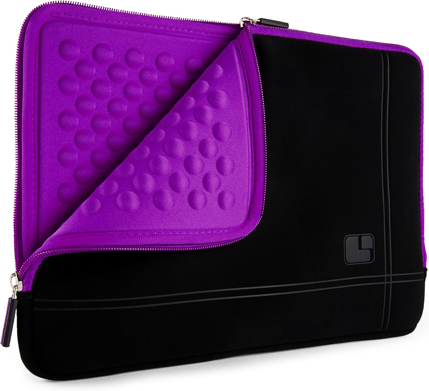 SumacLife 15.6inch Shock Absorbing Purple Laptop Sleeve Suitable Lenovo IdeaPad, Flex, ThinkPad, Yoga, Legion, V Series