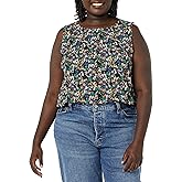 Amazon Essentials Women's Regular-Fit Sleeveless Layering Tank Top Crew Neck