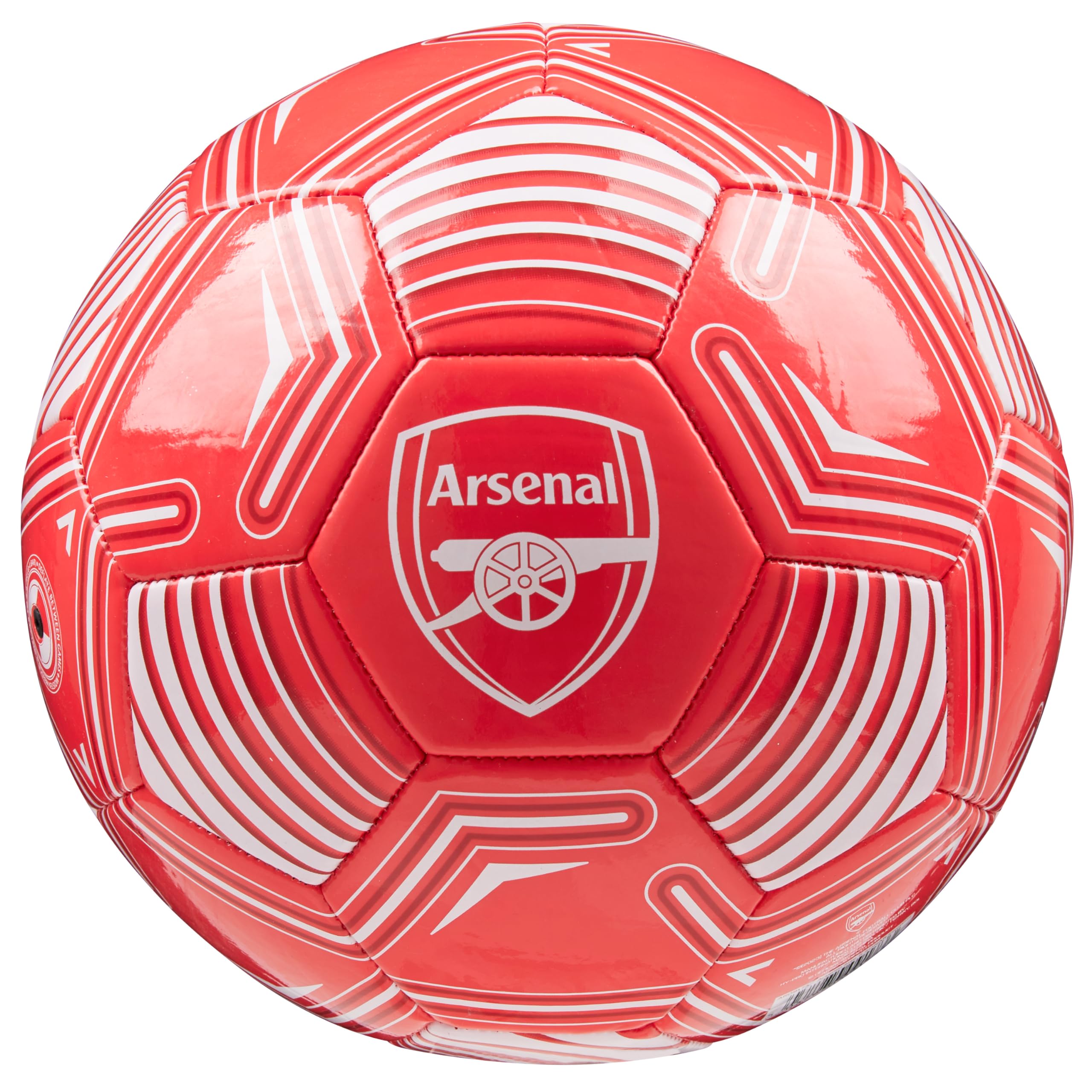 Arsenal F.C. Football Soccer Ball for Adults Teenagers Kids Training Football Size 3, 4 or 5 - Arsenal Merchandise (Red Logo, Size 4)