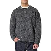 Amazon Essentials (Demi's Pick) Men's Relaxed-Fit Faux Mohair Crewneck Pullover Sweater