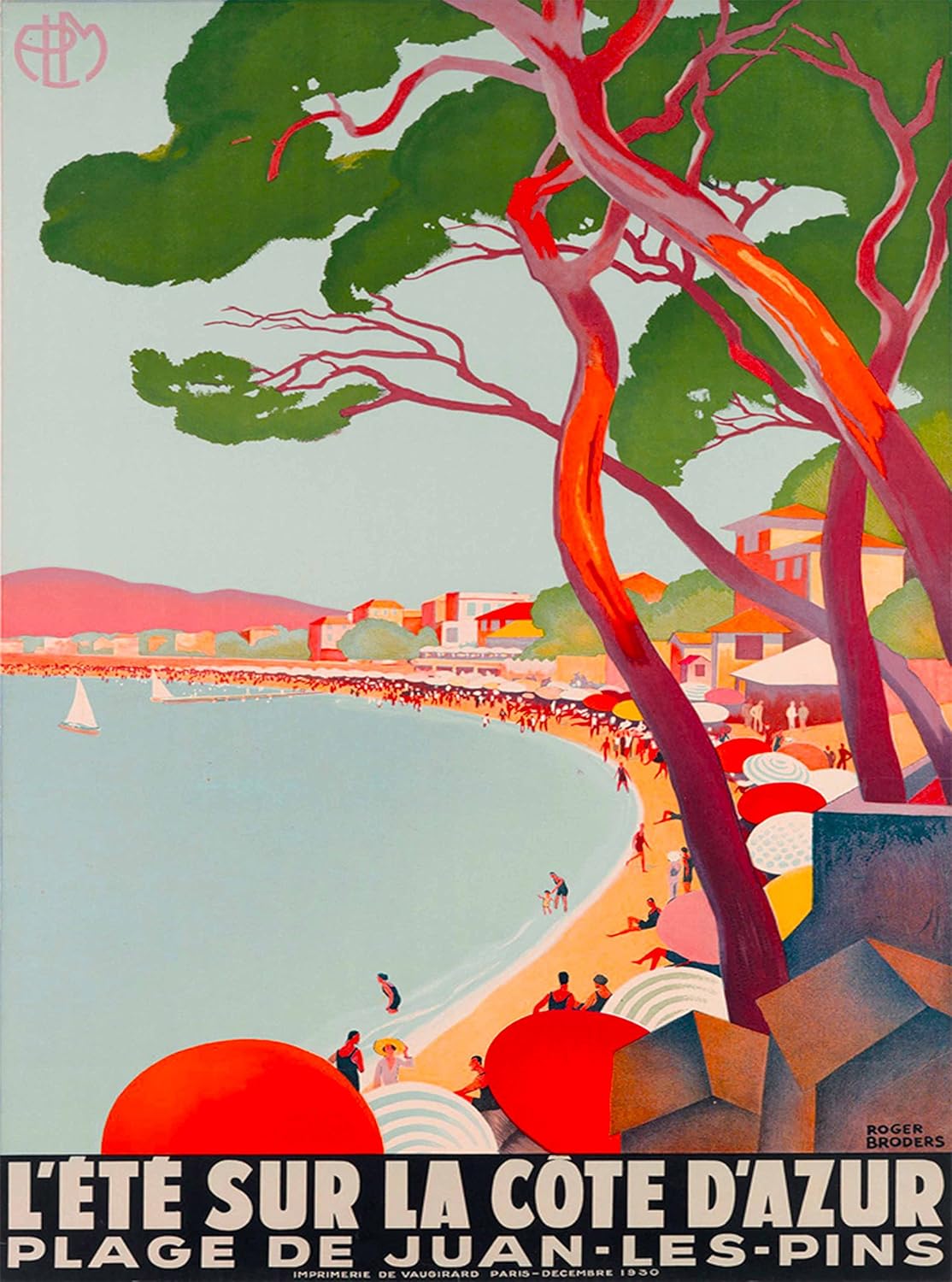 Amazoncom A Slice In Time Lete Sur La Cote D Azur Plage