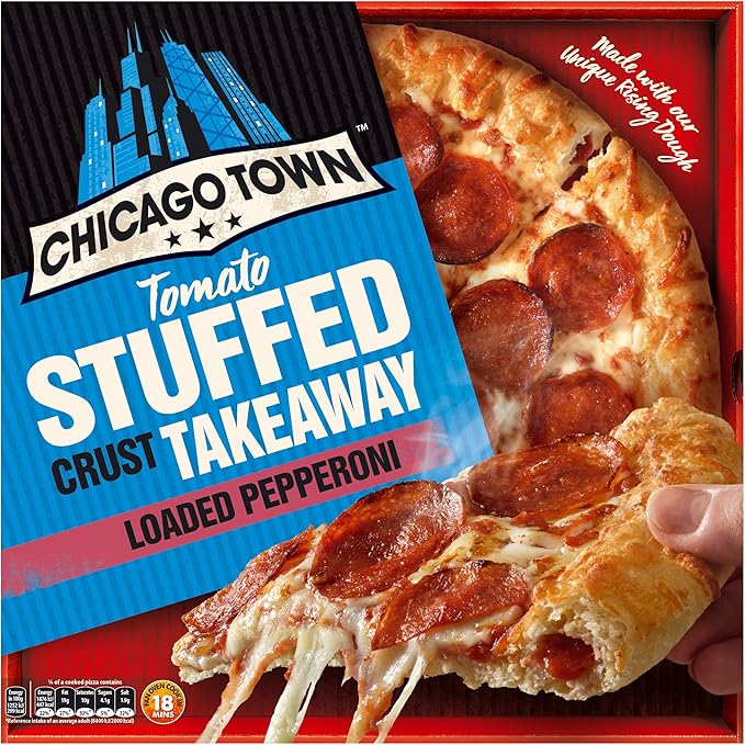 Chicago Town Takeaway Large Stuffed Pepperoni Pizza Amazon.co.uk Grocery