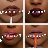 Rimmel Stay Matte Liquid Lipstick Pitch Black 12HR Kiss-Proof Waterproof view 4