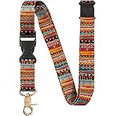 InnoBeta Neck Breakaway Lanyard for Women, Quick Release Safety Lanyards for ID Badges, Detachable Clip Keychain Lanyard