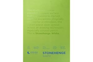 LEGION PAPER Legion Stonehenge Pad, 9 X 12 inches, White, 15 Sheets