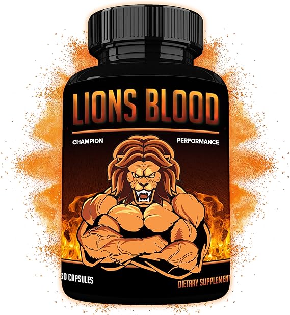 Amazon Lions Blood Male Testosterone Booster 10X Strength 