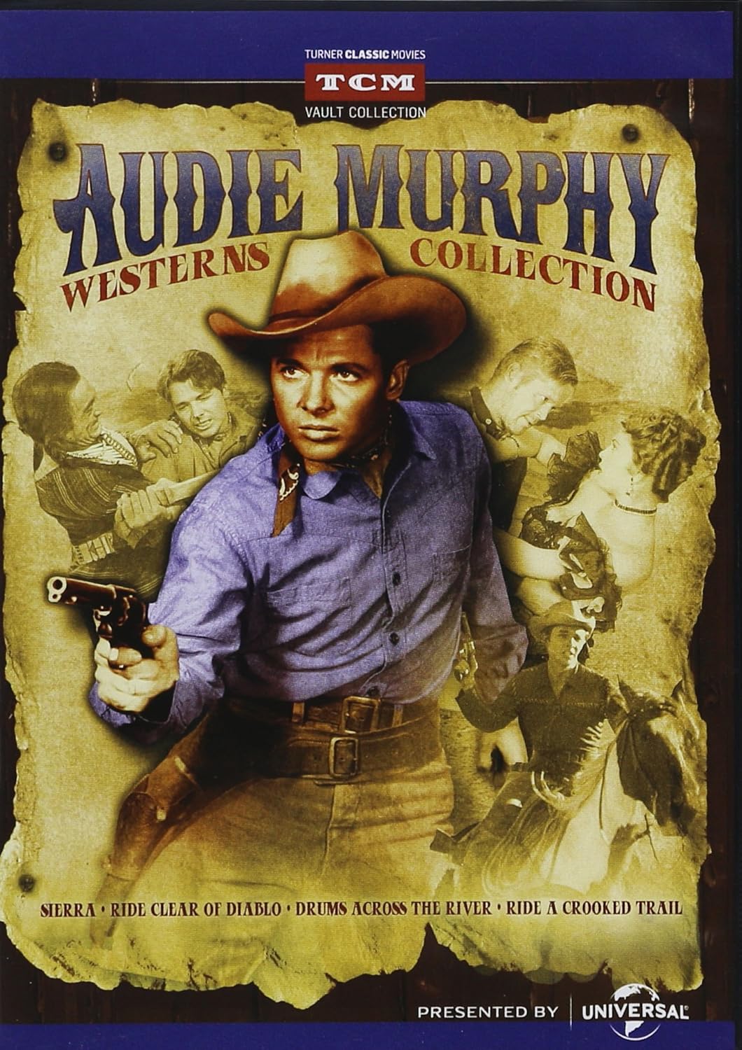 Audie Murphy Westerns Collection: Sierra / Drums Across the River / Ride Clear Diablo / Ride a Crooked Trail
