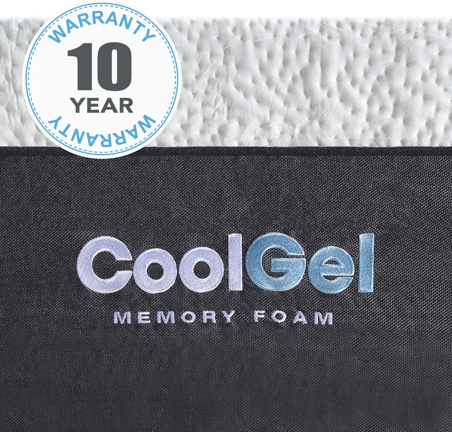 Classic Brands Cool Gel and Ventilated Memory Foam 12-Inch Mattress CertiPUR-US Certified, Queen, White: Furniture & Decor