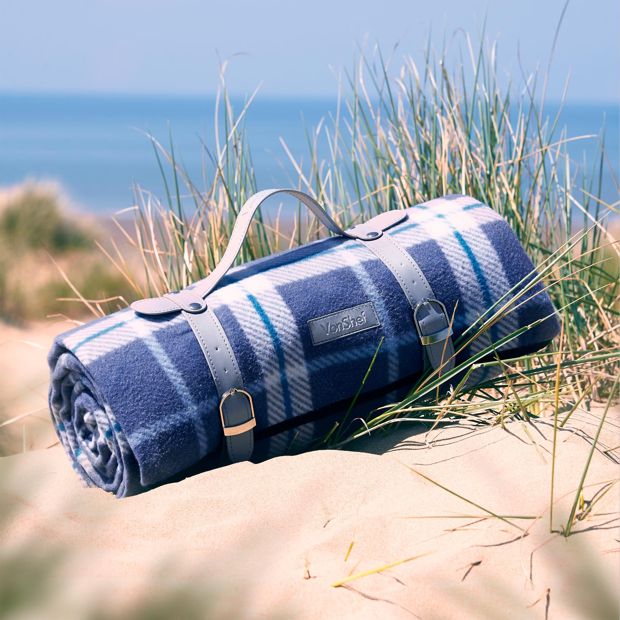 Galleon VonShef Picnic Blanket Large 58" X 71" Soft Waterproof