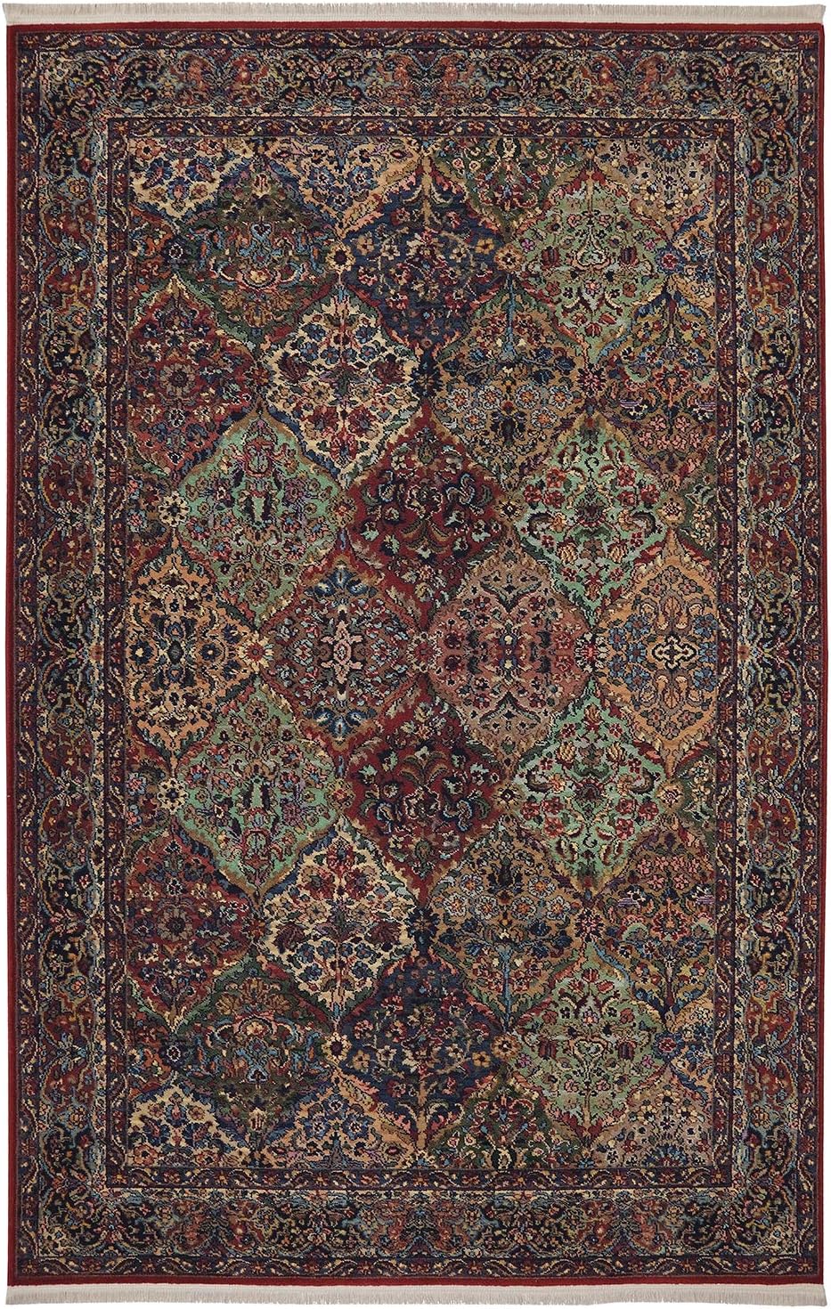 Karastan Multi Panel Kirman Rug Rug Size 8'8" x 10'6