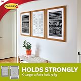 Command XL Picture Hanging Strips 10 Pairs Holds Up to 9 kg Damage Free view 5