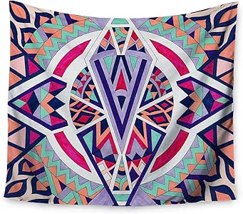 Kess interno de 68 x 80 pulgadas POM Graphic Design"abstracto viaje