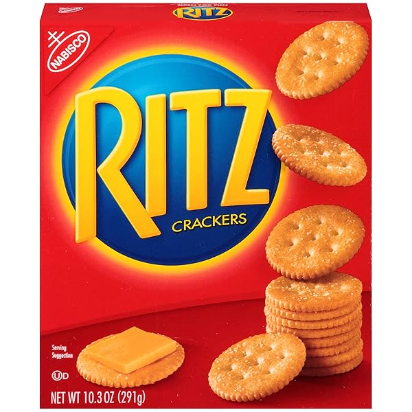 RITZ ORIGINAL CRACKERS, SNACKS FOR KIDS AND ADULTS, LUNCH SNACKS, 10.3 OZ
