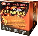 Woodabrix Natural Wood Eco Firelighters 288 Sustainable Fire-Starters view 1