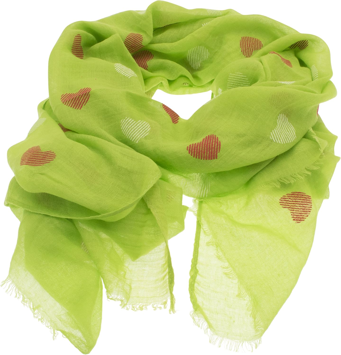 lime green scarf amazon