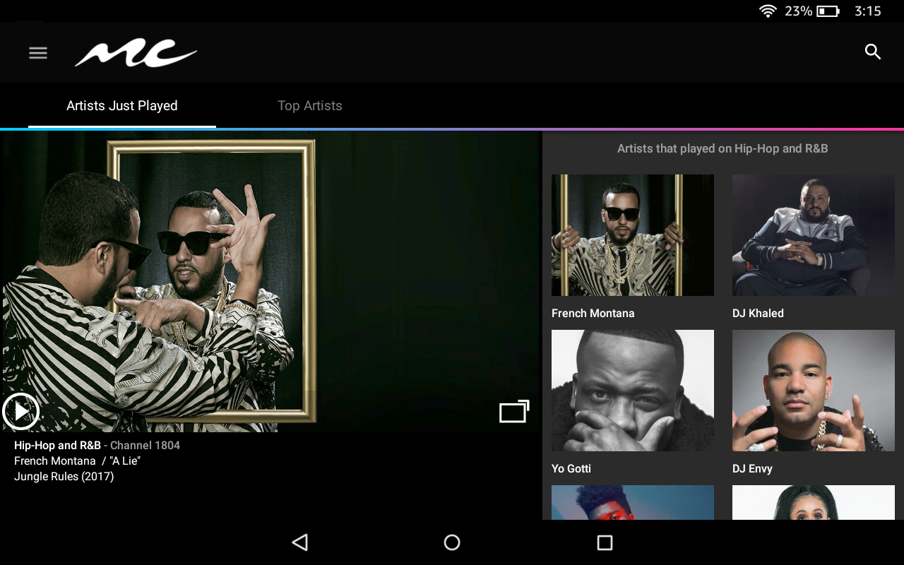 Music Choice Appstore for Android